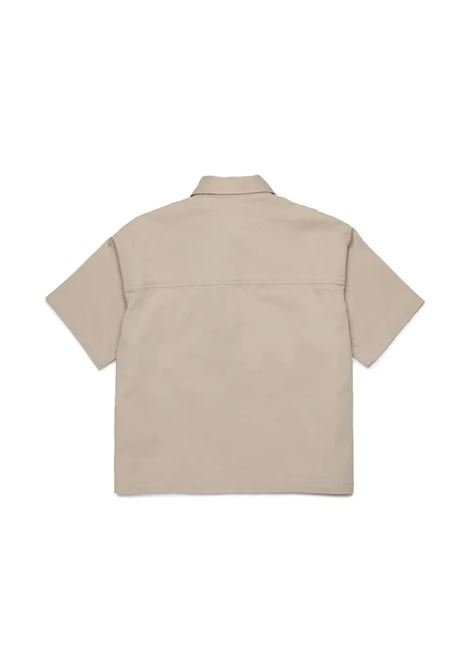 Camicia Beige A Maniche Corte Con Stampa DSQUARED2 KIDS | DQ2775-D0ACBDQ717